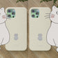 Couple Cat Biodegradable Case