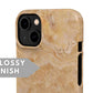 Beige Marble Snap Case - Classy Cases - Phone Case - iPhone 14 - Glossy -