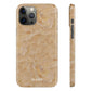 Beige Marble Snap Case - Classy Cases - Phone Case - iPhone 14 - Glossy -