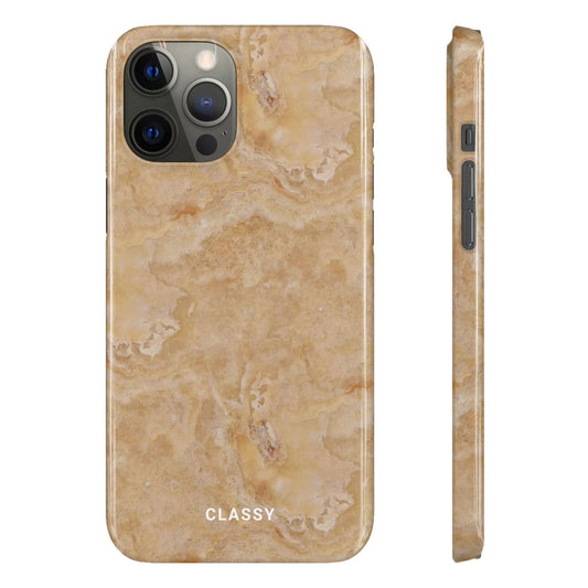 Beige Marble Snap Case - Classy Cases