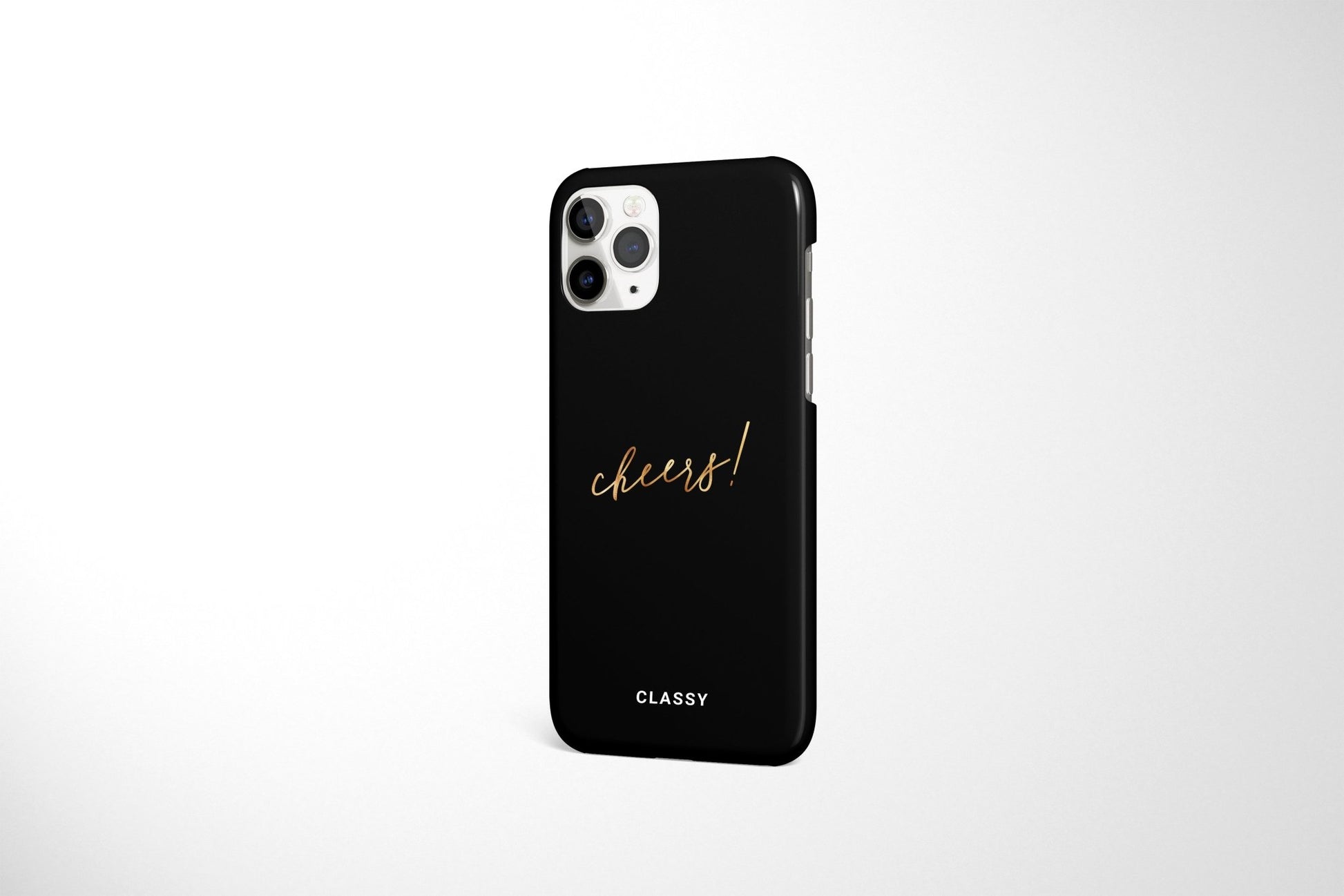 Black and Gold Cheers Snap Case - Classy Cases