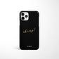 Black and Gold Cheers Snap Case - Classy Cases