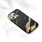 Black and Gold Marble Tough Case - Classy Cases - Phone Case - iPhone 12 Pro Max - Glossy -