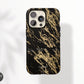 Black and Gold Pattern Tough Case - Classy Cases - Phone Case - iPhone 12 Pro Max - Glossy -