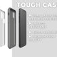 Black and Gold Pattern Tough Case - Classy Cases - Phone Case - Samsung Galaxy S23 - Matte -