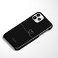 Black Couple Snap Case | Line Heart - Classy Cases - Phone Case - iPhone 12 Pro Max - Glossy -