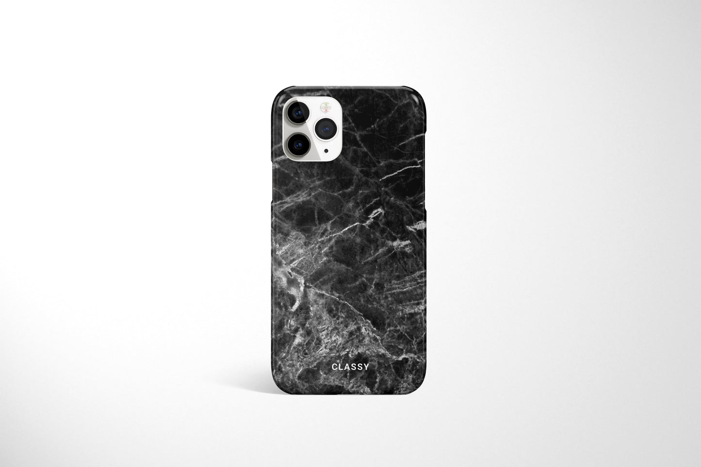 Black Marble Snap Case - Classy Cases - Phone Case - iPhone 12 Pro Max - Glossy -