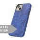 Blue Leaves Tough Case - Classy Cases - Phone Case - iPhone 15 - Glossy -