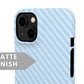 Blue Striped Snap Case - Classy Cases - Phone Case - iPhone 14 - Glossy -