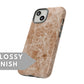 Brown Marble Tough Case - Classy Cases - Phone Case - iPhone 15 - Glossy -