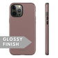 Brown Tough Case - Classy Cases - Phone Case - Samsung Galaxy S22 - Glossy -
