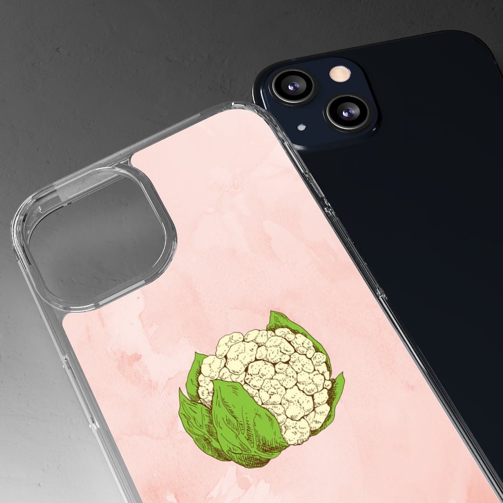 Cauliflower Pink Clear Case - Classy Cases - Phone Case - iPhone 13 - With gift packaging -