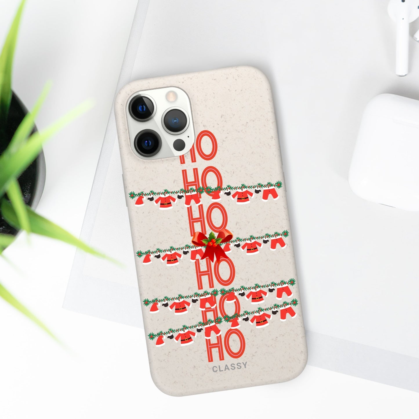 Christmas Biodegradable Case - Classy Cases - Phone Case - iPhone 12 Pro Max with gift packaging - -