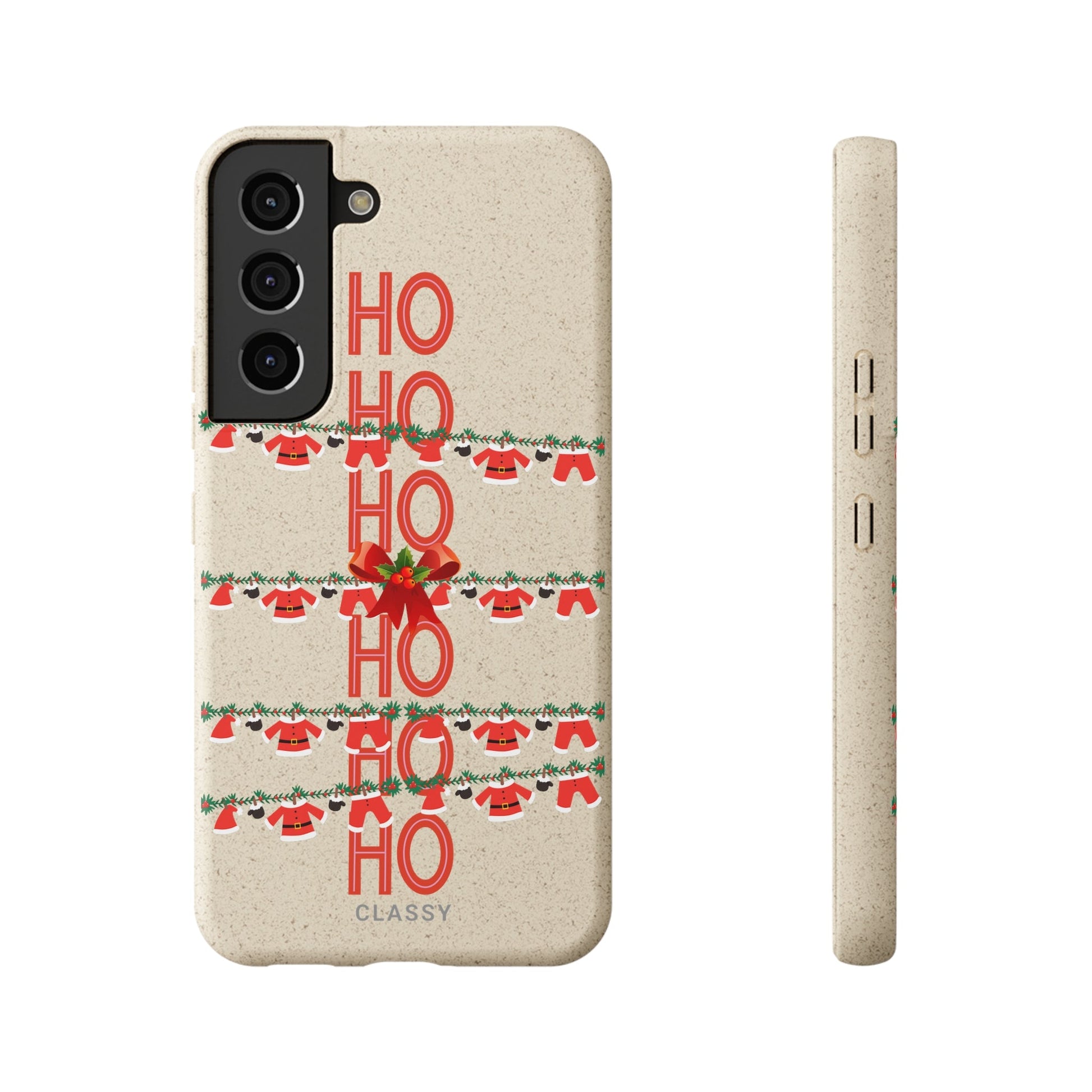 Ho Ho Ho Christmas Biodegradable Case