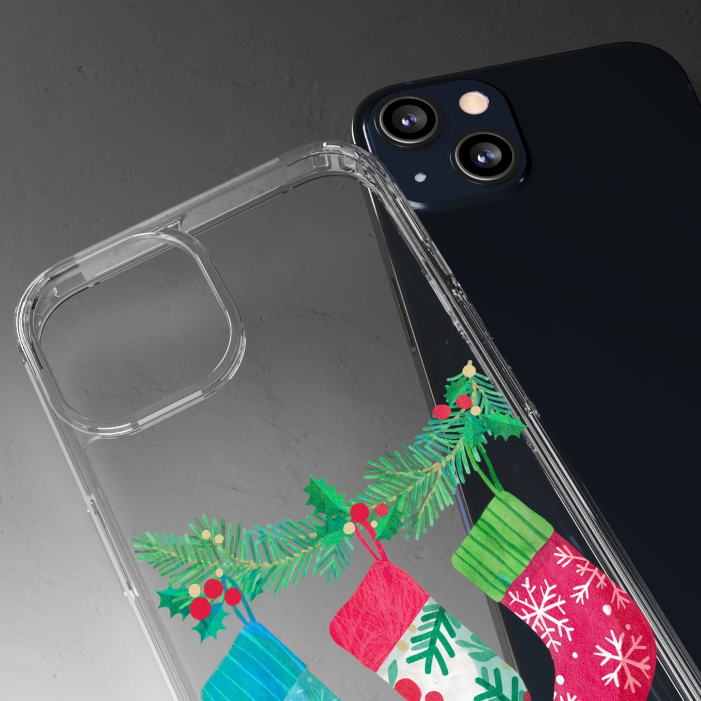 Christmas Clear Case - Classy Cases - Phone Case - iPhone 13 - With gift packaging -
