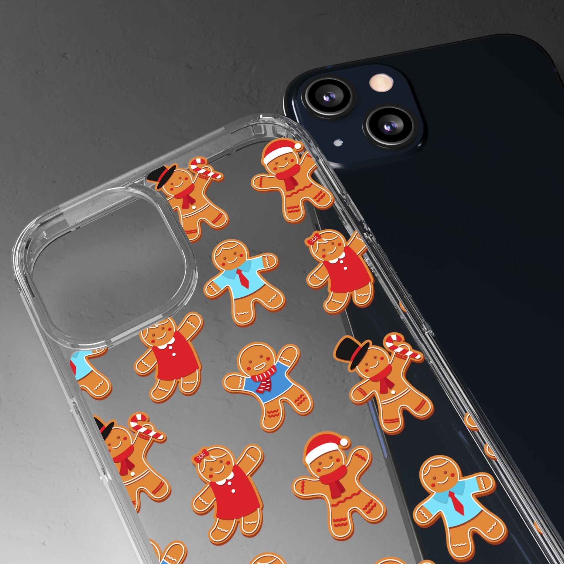 Christmas Gingerbread Man Clear Case - Classy Cases - Phone Case - iPhone 16 Pro - Without gift packaging - 