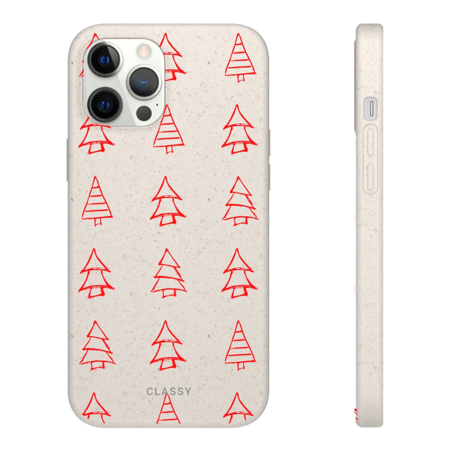 Christmas Trees Biodegradable Case - Classy Cases