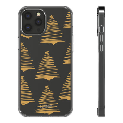 Christmas Trees Clear Case - Classy Cases - Phone Case - iPhone 12 Pro Max - With gift packaging -