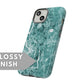 Cian Blue Marble Tough Case - Classy Cases - Phone Case - iPhone 15 - Glossy -