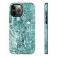 Cian Blue Marble Tough Case - Classy Cases - Phone Case - iPhone 15 - Glossy -