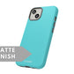 Cian Blue Tough Case - Classy Cases - Phone Case - iPhone 14 - Glossy -