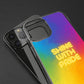 Colorful Pride LMBTQ Clear Case - Classy Cases - Phone Case - iPhone 12 Pro Max - With gift packaging -
