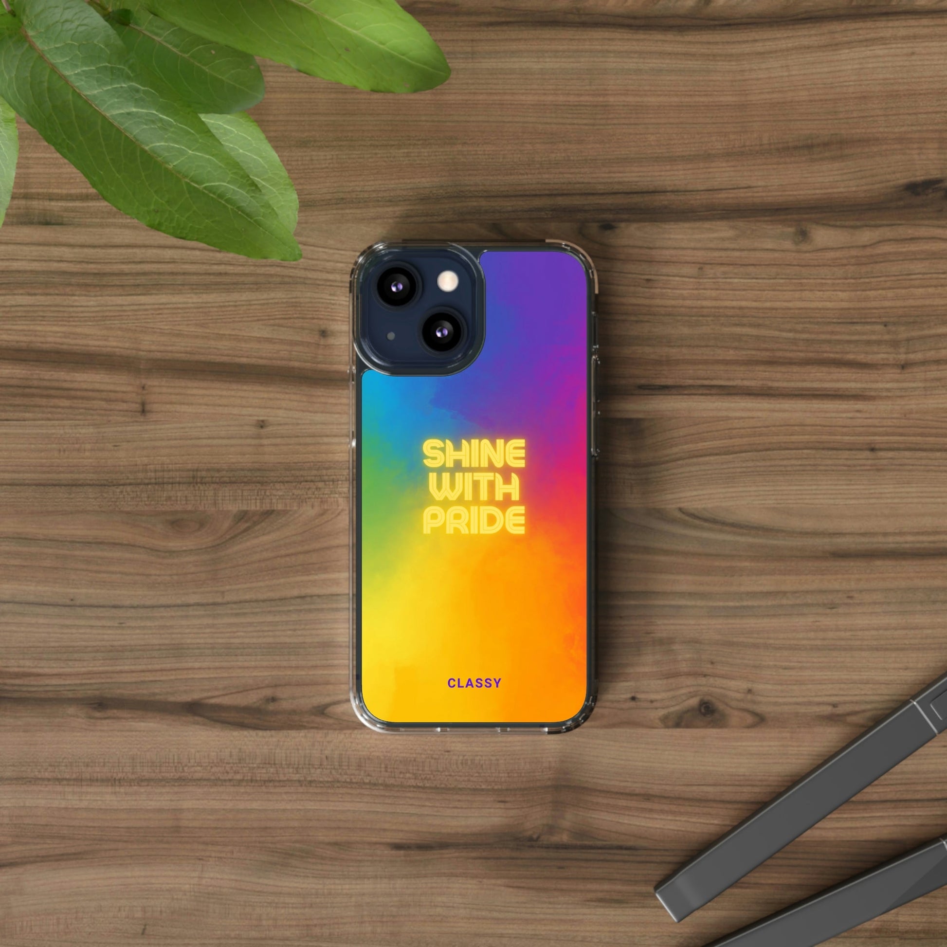 Colorful Pride LMBTQ Clear Case - Classy Cases - Phone Case - iPhone 13 Mini - Without gift packaging -