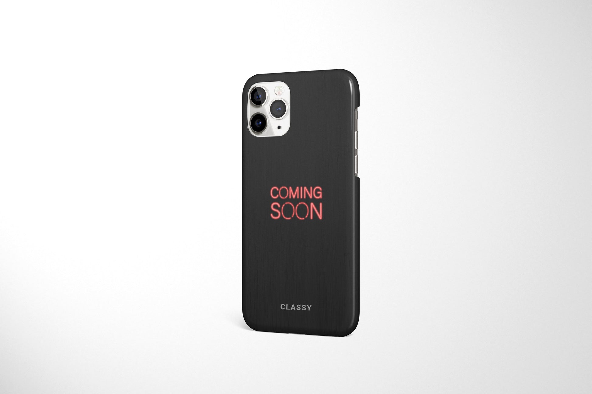 Coming Soon Black Snap Case - Classy Cases