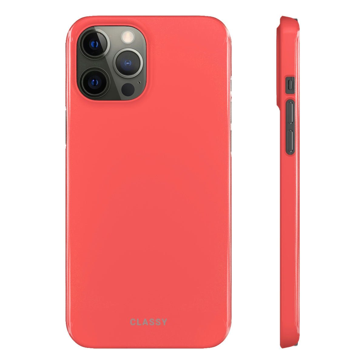 Coral Red Snap Case - Classy Cases