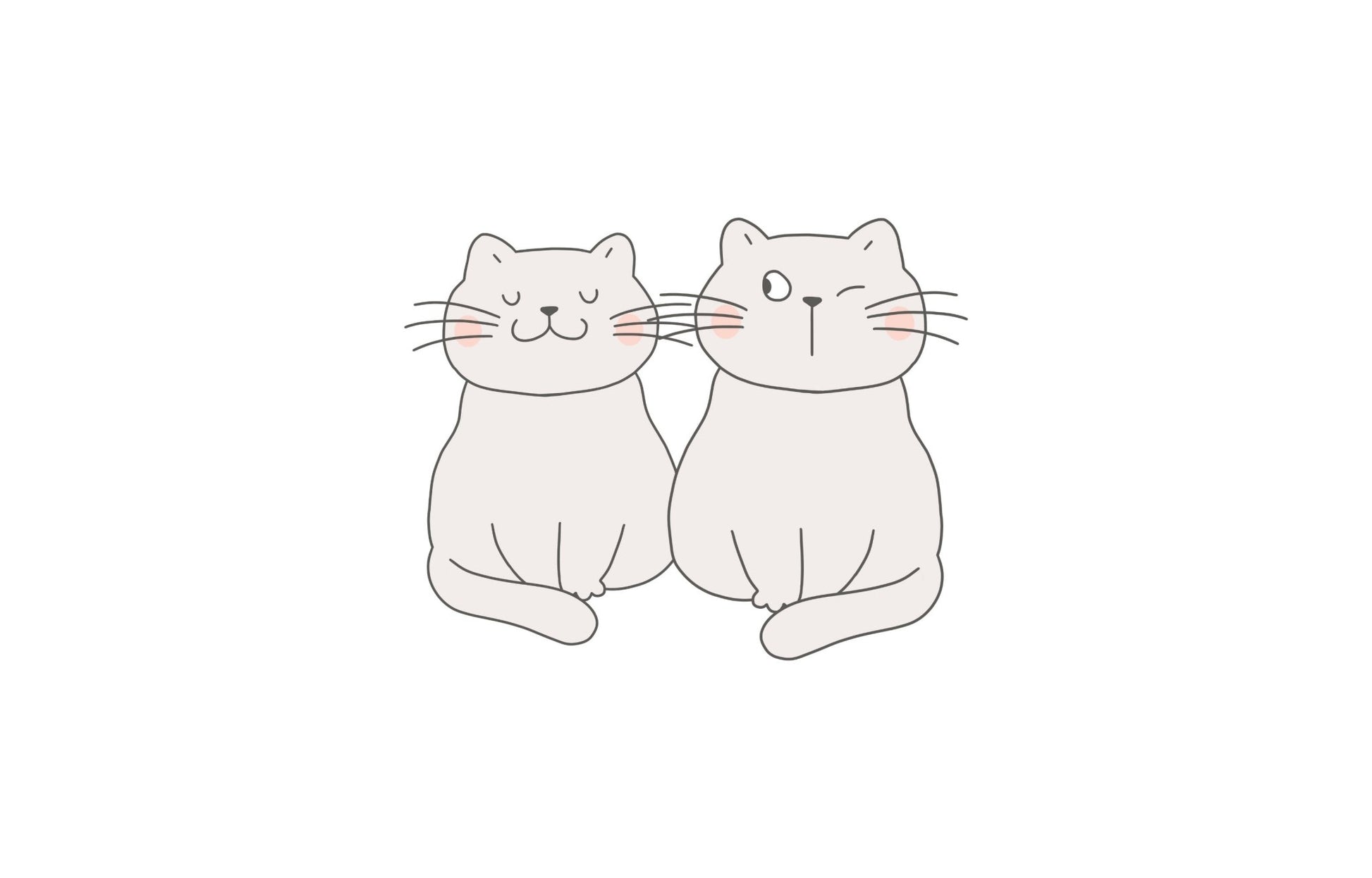 Couple Cat Biodegradable Case - Classy Cases