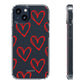 Couple Heart Clear Case - Classy Cases - Phone Case - iPhone 13 - With gift packaging -
