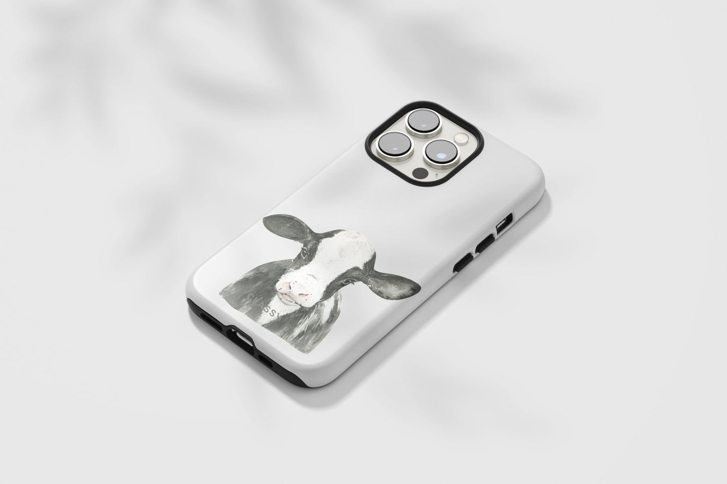 Cow Tough Case - Classy Cases - Phone Case - iPhone 14 - Glossy -