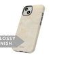 Cream Marble Tough Case - Classy Cases - Phone Case - iPhone 15 - Glossy -