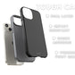 Dark Gray Tough Case - Classy Cases - Phone Case - iPhone 14 - Glossy -