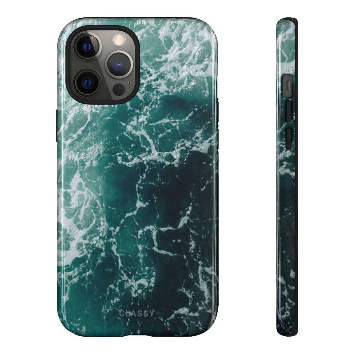 Dark Navy Ocean Tough Case - Classy Cases - Phone Case - iPhone 12 Pro Max - Glossy -