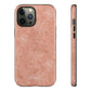 Dusty Rose Marble Tough Case - Classy Cases - Phone Case - iPhone 15 - Glossy -
