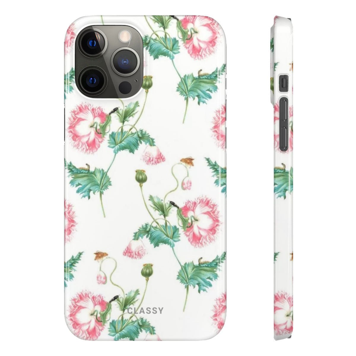 Flowers Snap Case - Classy Cases - Phone Case - iPhone 12 Pro Max - Glossy -