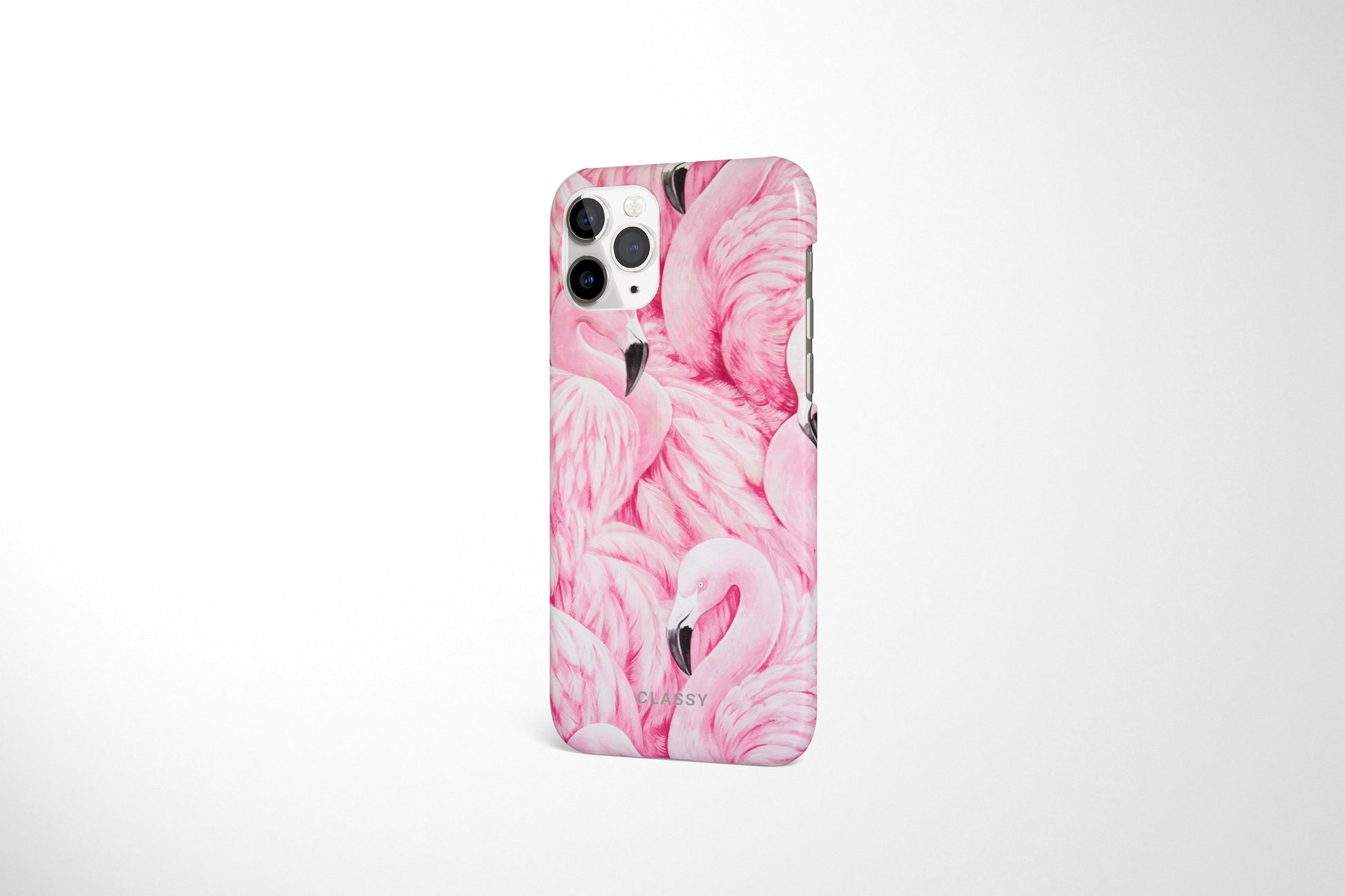 Full Out Flamingo Snap Case - Classy Cases - Phone Case - iPhone 12 Pro Max - Glossy -