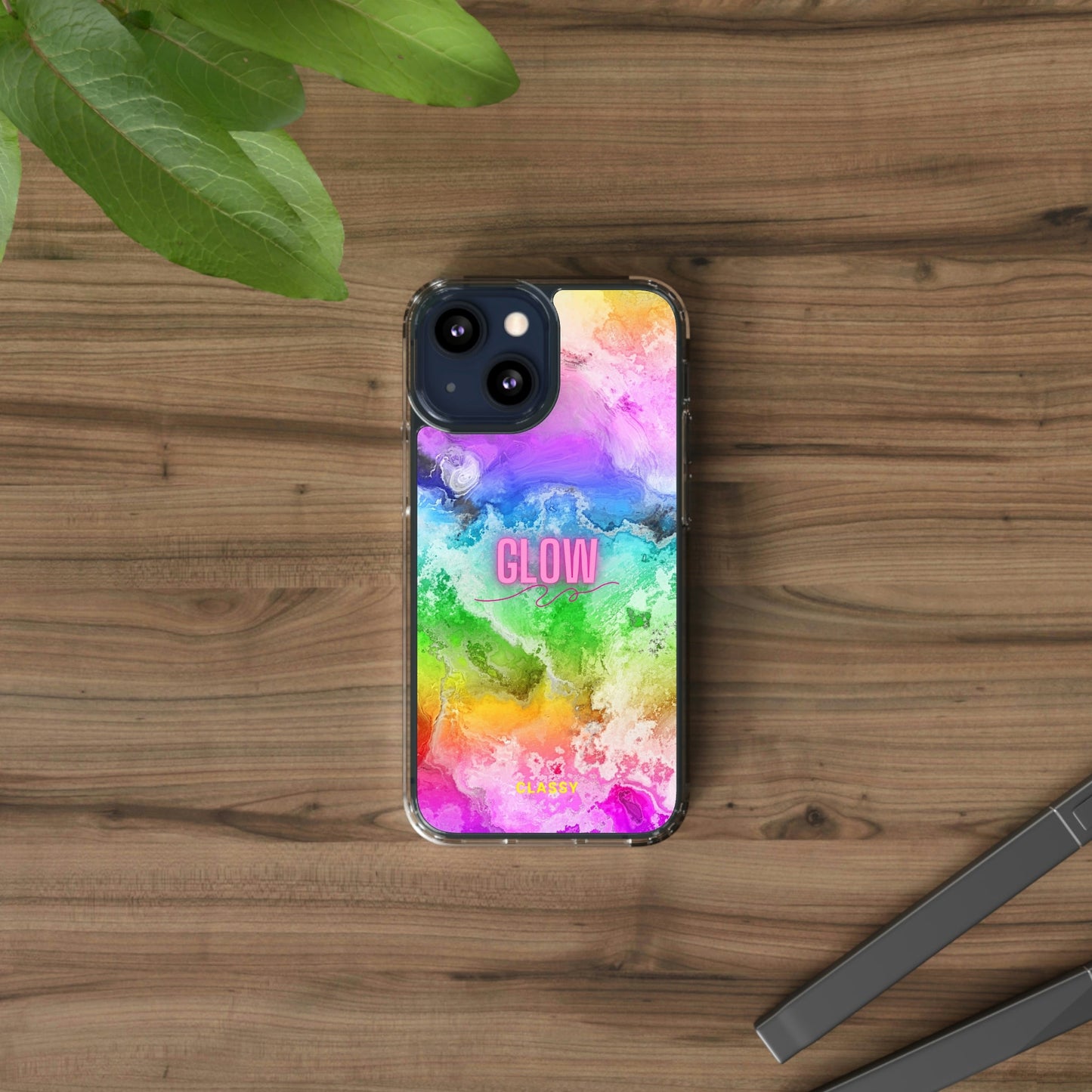 Glow Colorful LMBTQ Clear Case - Classy Cases