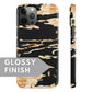 Gold and Black Snap Case - Classy Cases - Phone Case - iPhone 12 Pro Max - Glossy -