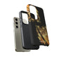 Gold and Black Tough Case - Classy Cases - Phone Case - Samsung Galaxy S23 - Matte -