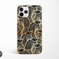 Gold Leaves Pattern Snap Case - Classy Cases - Phone Case - iPhone 12 Pro Max - Glossy -