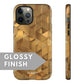 Gold Pattern Tough Case - Classy Cases - Phone Case - Samsung Galaxy S23 - Glossy -