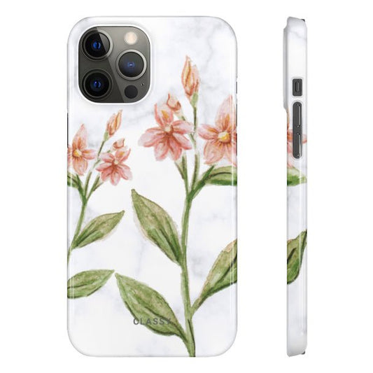 Graceful Flowers Snap Case - Classy Cases - Phone Case - iPhone 12 Pro Max - Glossy -