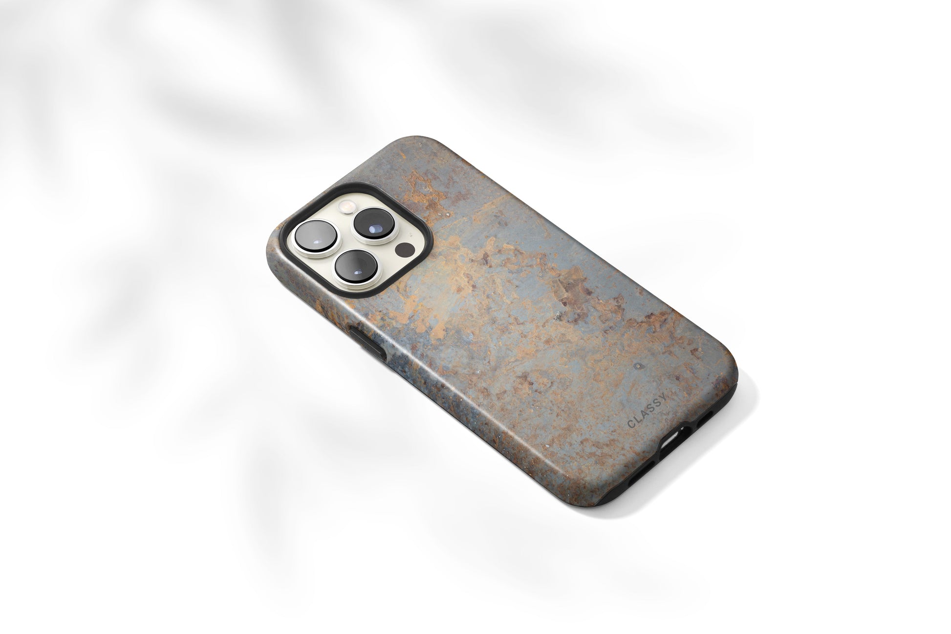 Gray and Gold Tough Case - Classy Cases - Phone Case - Samsung Galaxy S22 - Glossy -