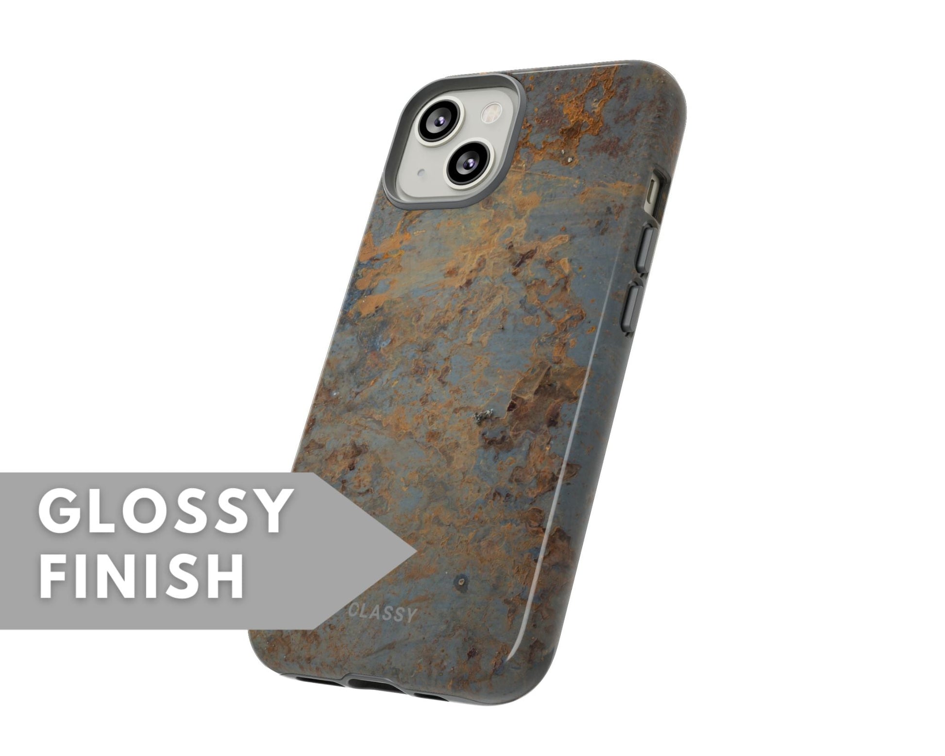 Gray and Gold Tough Case - Classy Cases