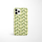Green Flowers Snap Case - Classy Cases - Phone Case - iPhone 12 Pro Max - Glossy -