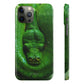Green Snake Snap Case - Classy Cases - Phone Case - iPhone 14 - Glossy -