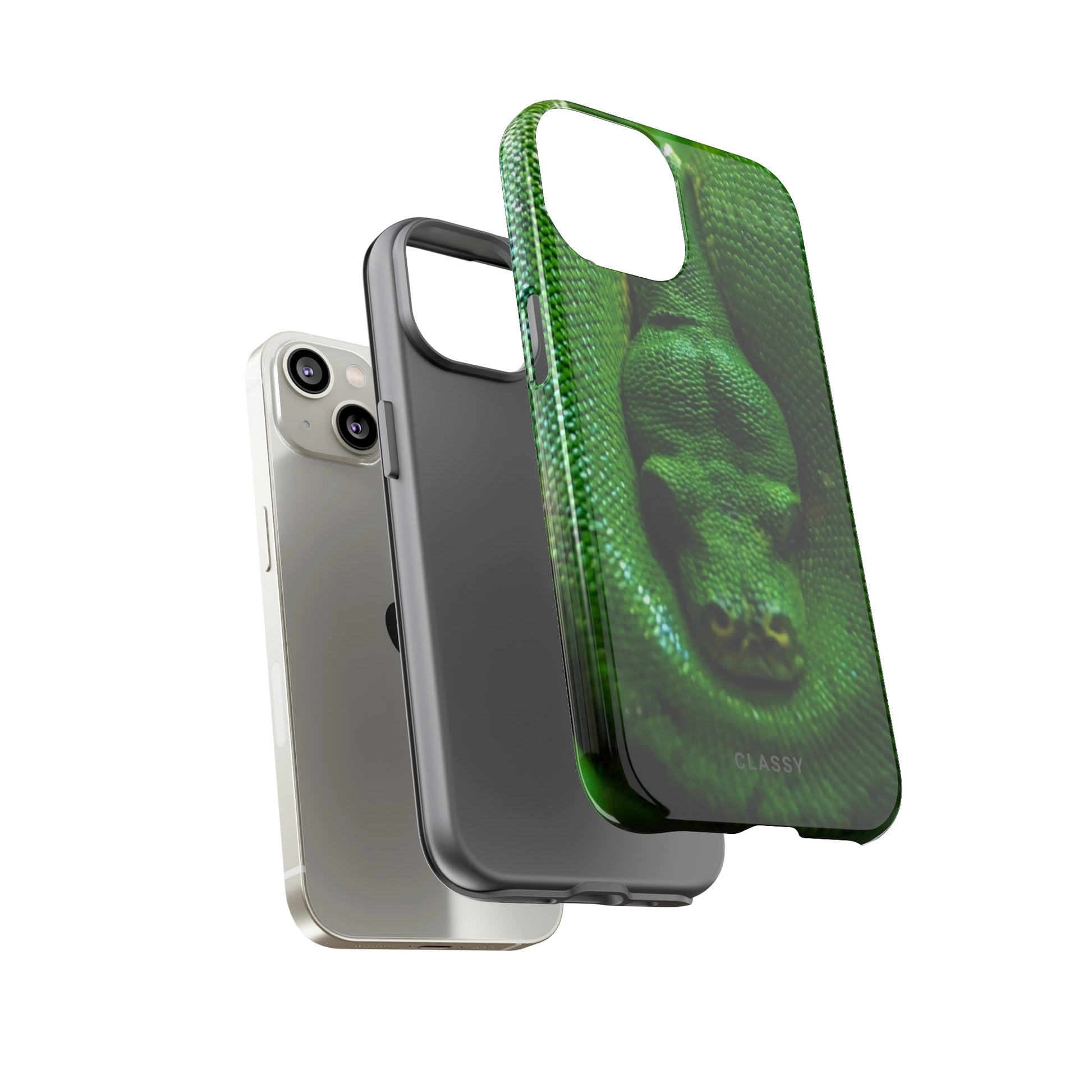 Green Snake Tough Case - Classy Cases