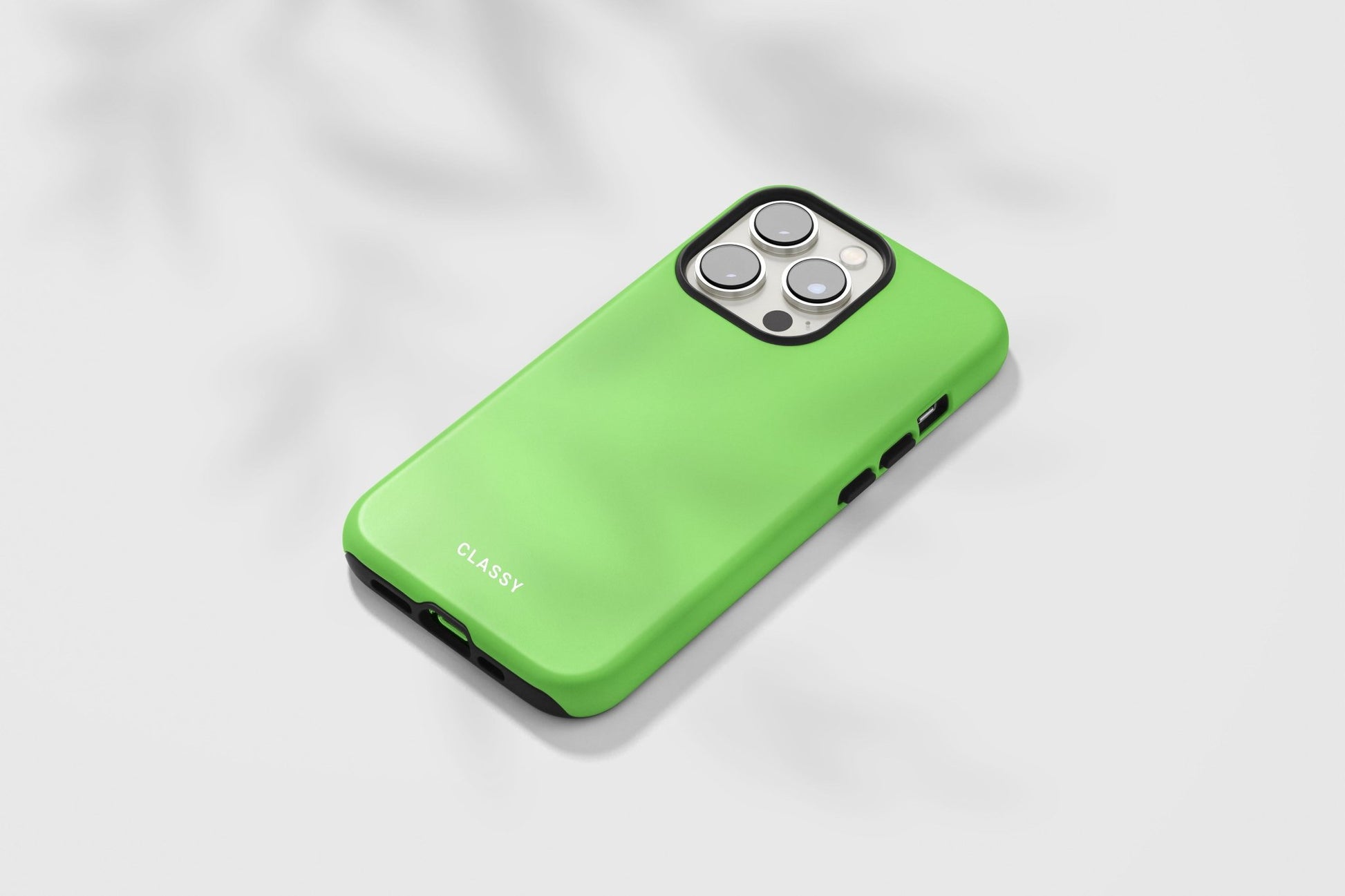 Green Tough Case - Classy Cases - Phone Case - iPhone 14 - Glossy -